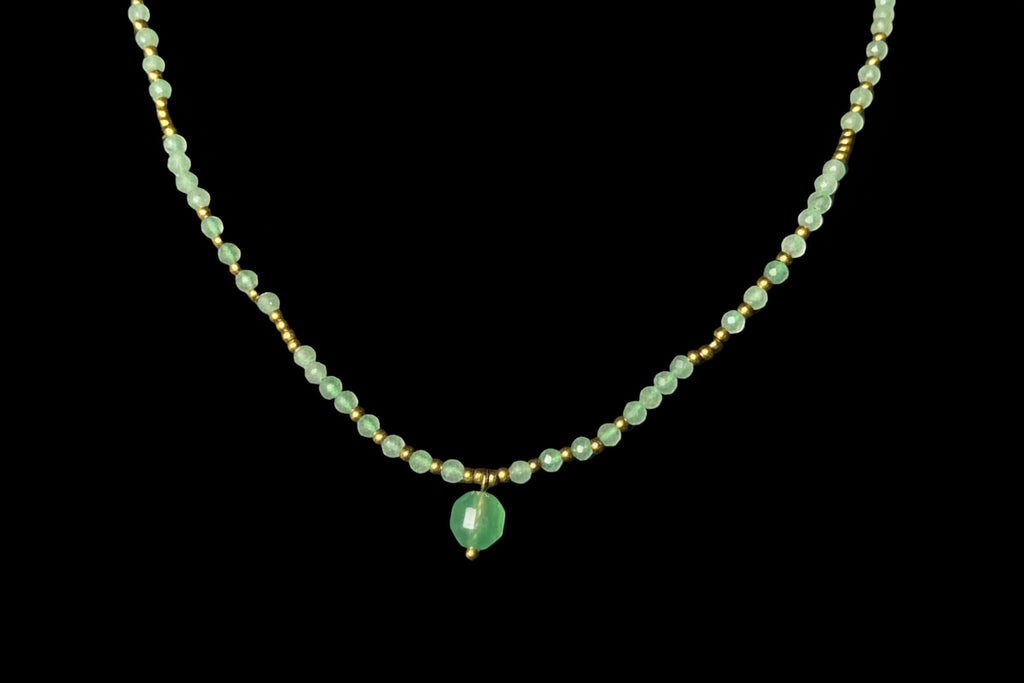 Collier Marie - Aventurine Verte