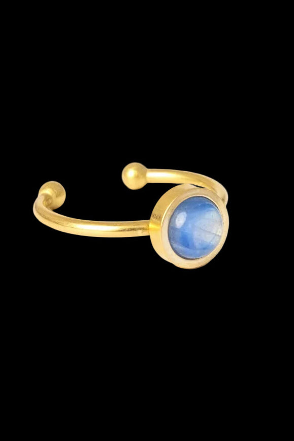 Bague Lola - Cyanite Bleue