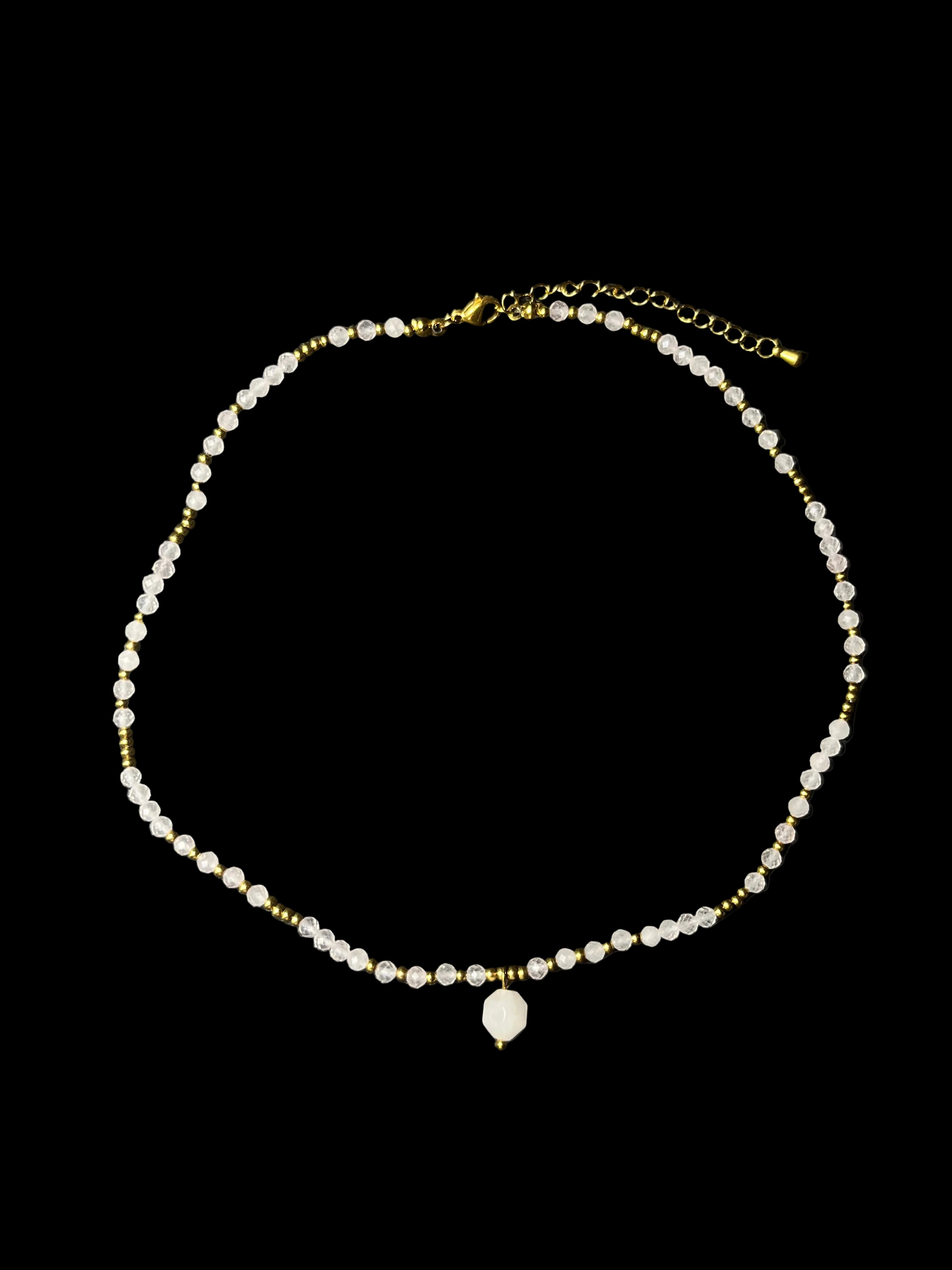 Collier Marie - Quartz Rose