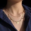 Collier Stesia - Aventurine Verte