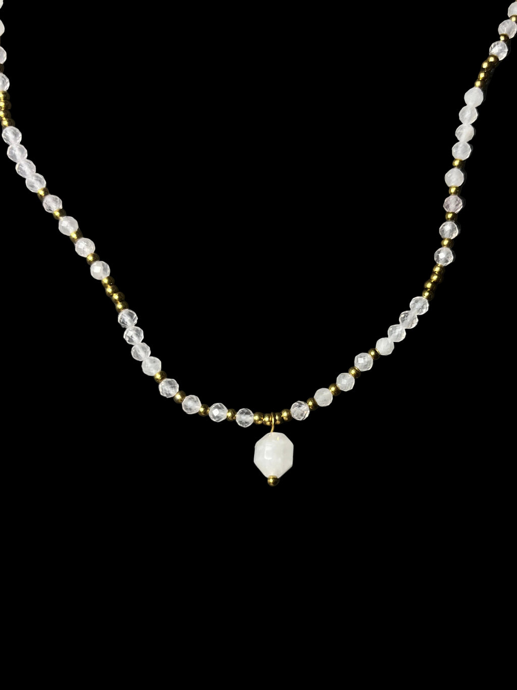 Collier Marie - Quartz Rose
