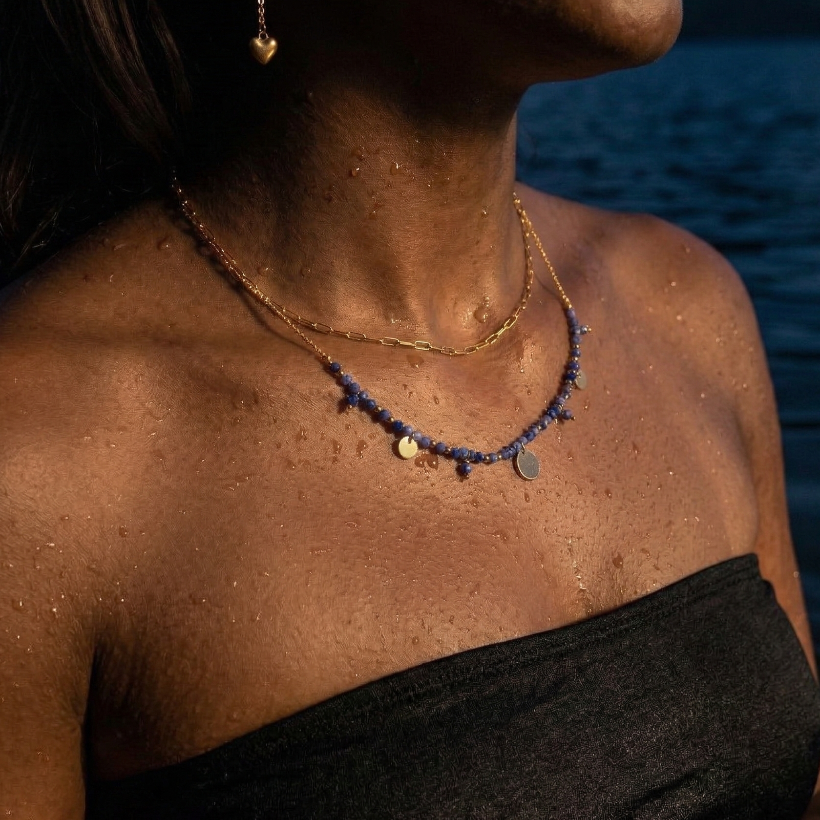 Collier Stesia en Sodalite