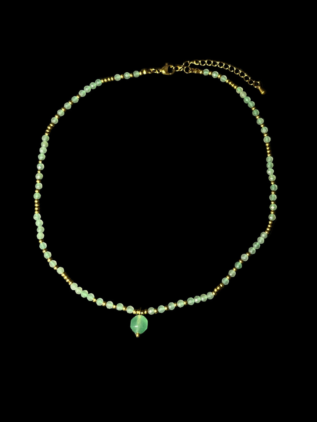 Collier Marie - Aventurine Verte