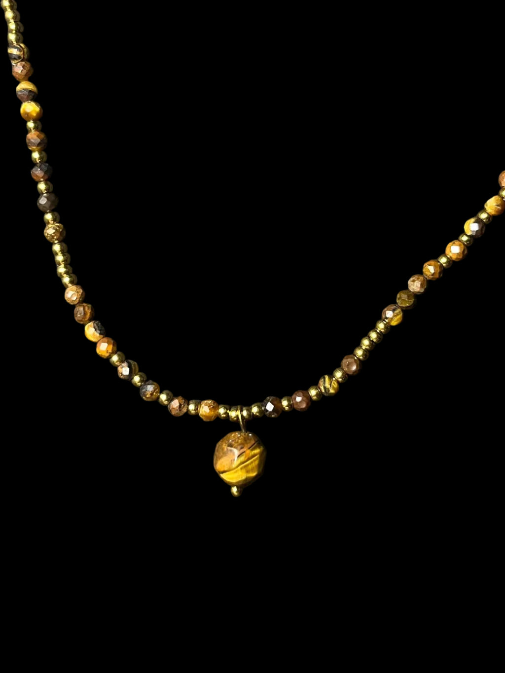 Collier Marie - Œil de Tigre