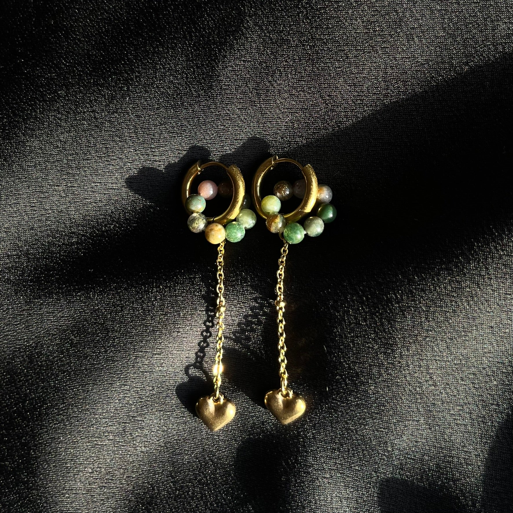 Boucles d'oreilles Juliette - Agate Indienne