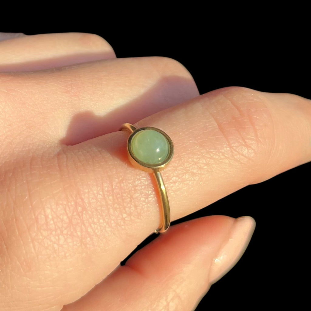 Bague Lola - Aventurine Verte