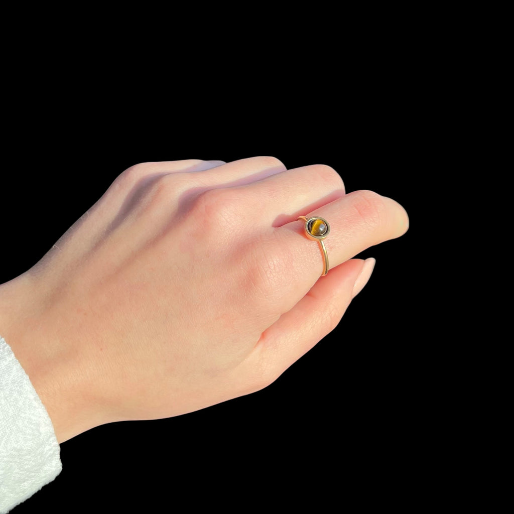 Bague Lola - Œil de Tigre
