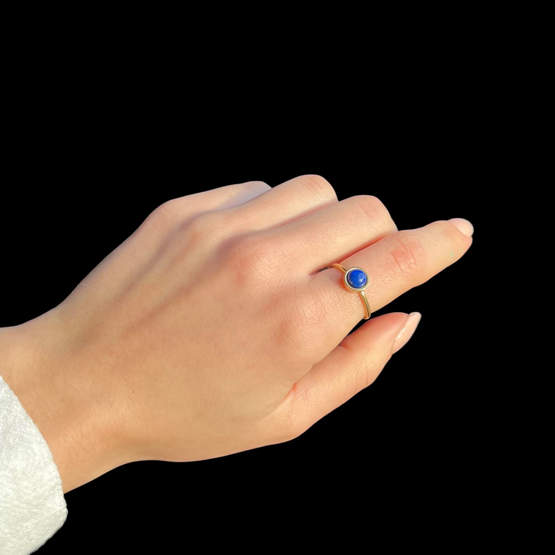 Bague Lola - Lapis Lazuli