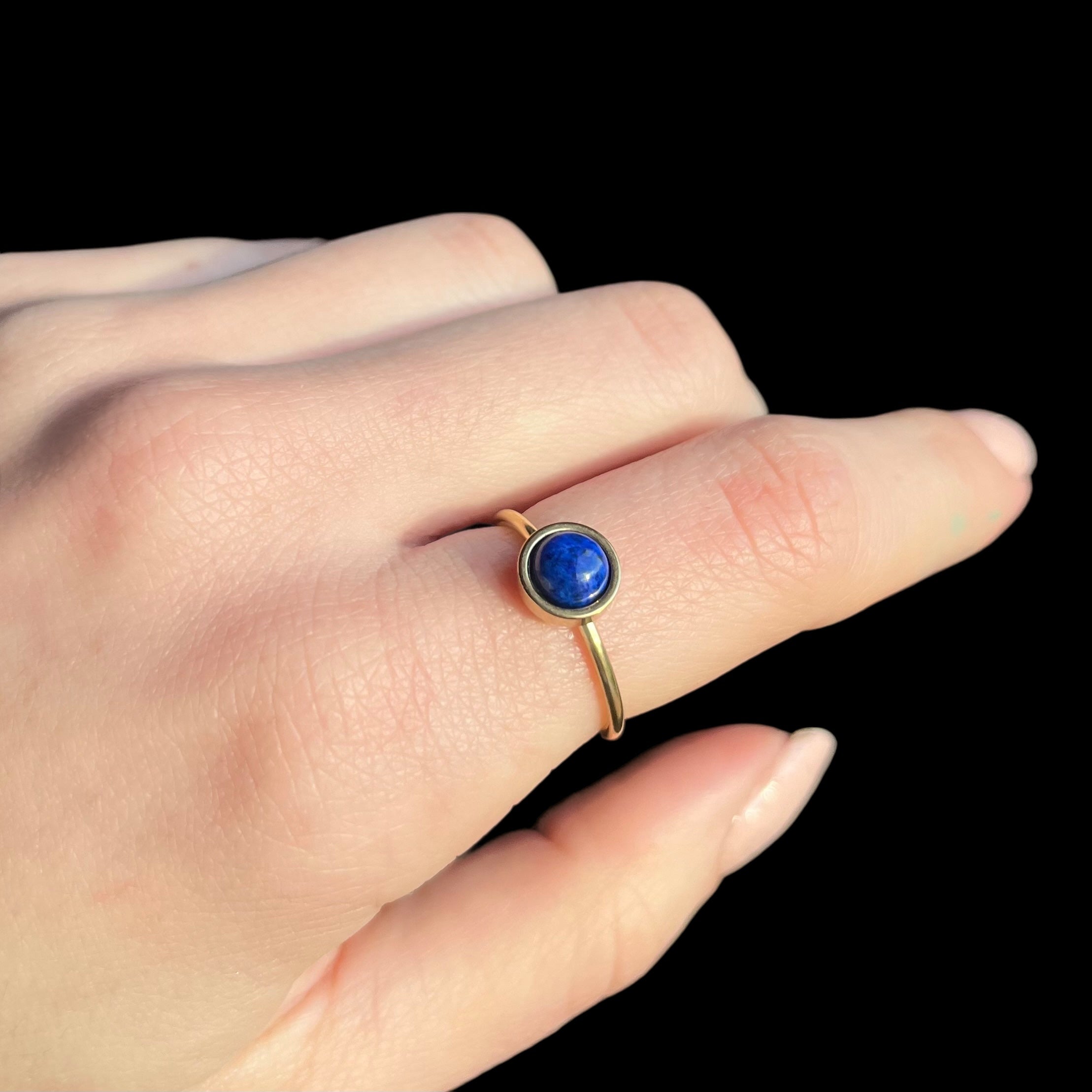 Bague Lola - Lapis Lazuli