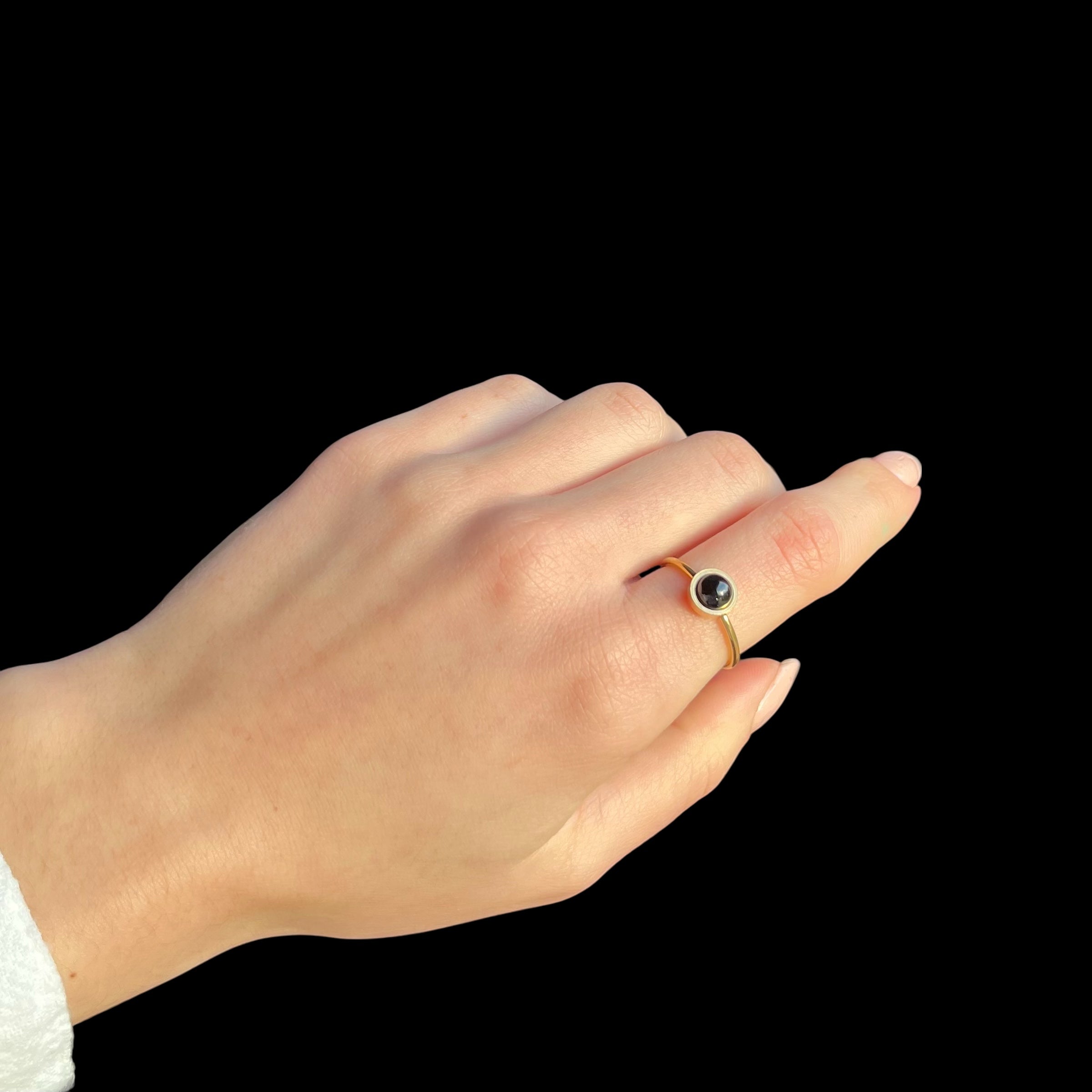 Bague Lola - Onyx noir