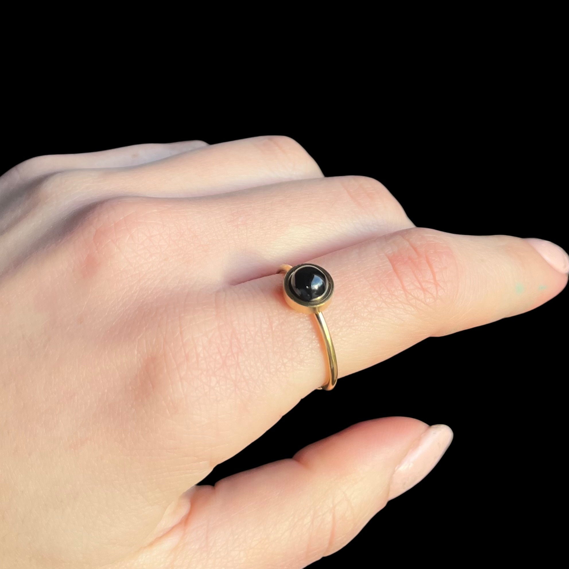 Bague Lola - Onyx noir