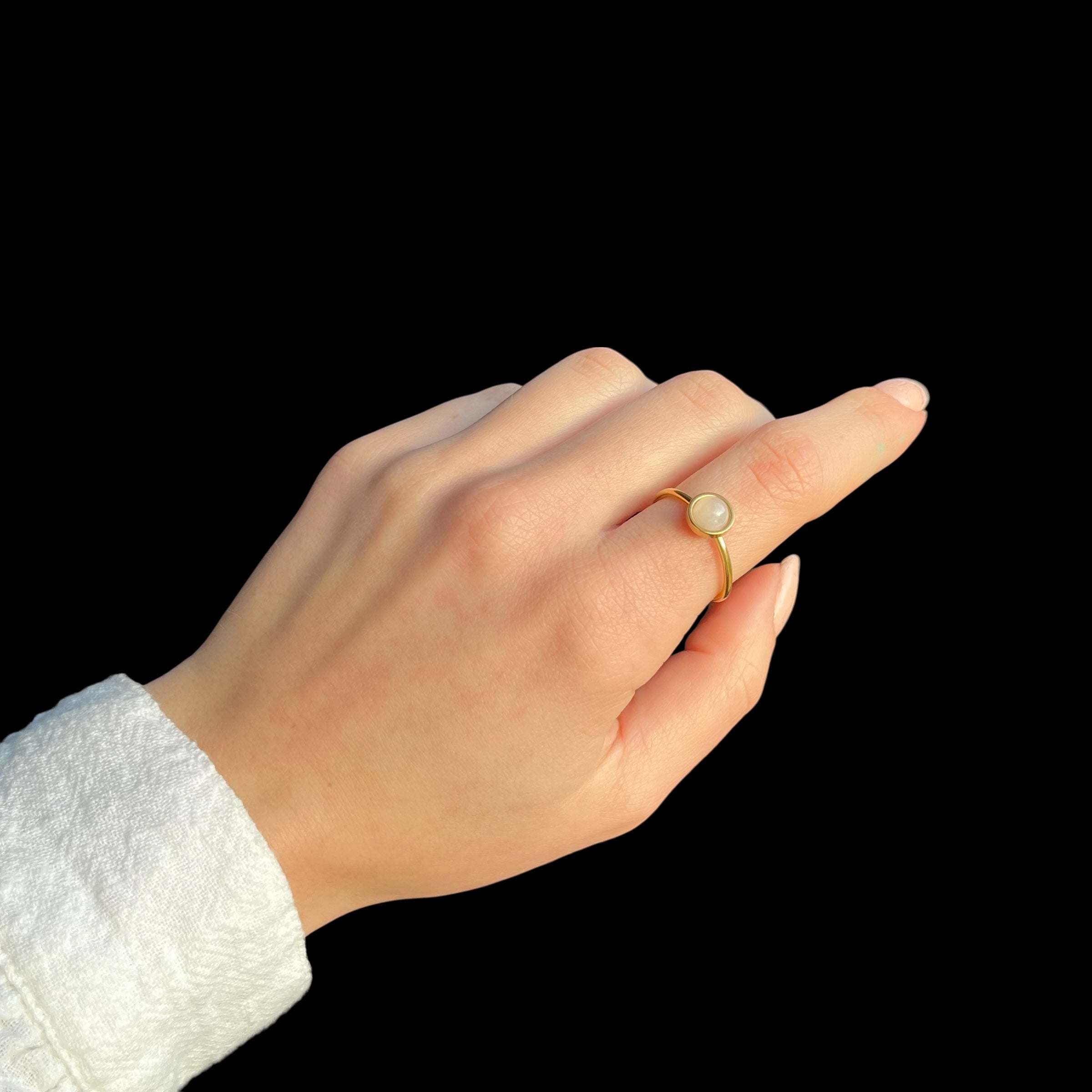 Bague Lola - Quartz Rose