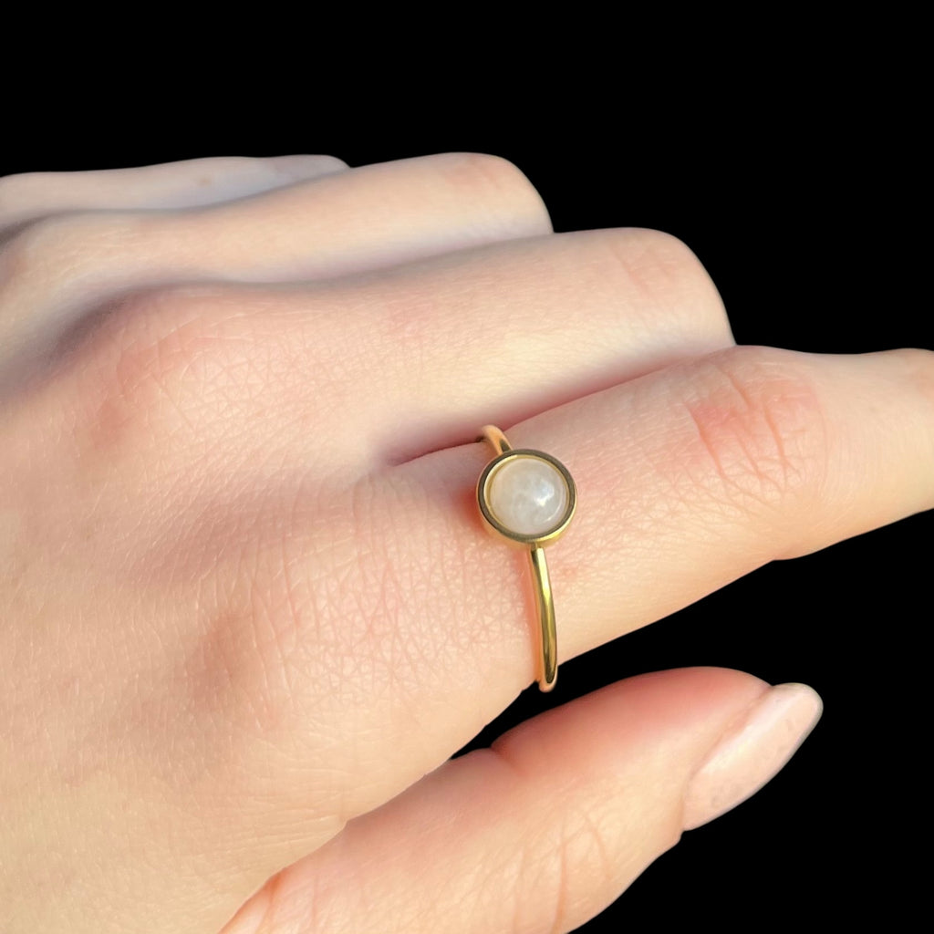 Bague Lola - Quartz Rose