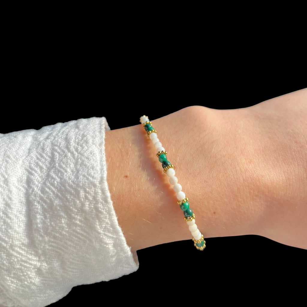 Bracelet Anaëlle - Malachite