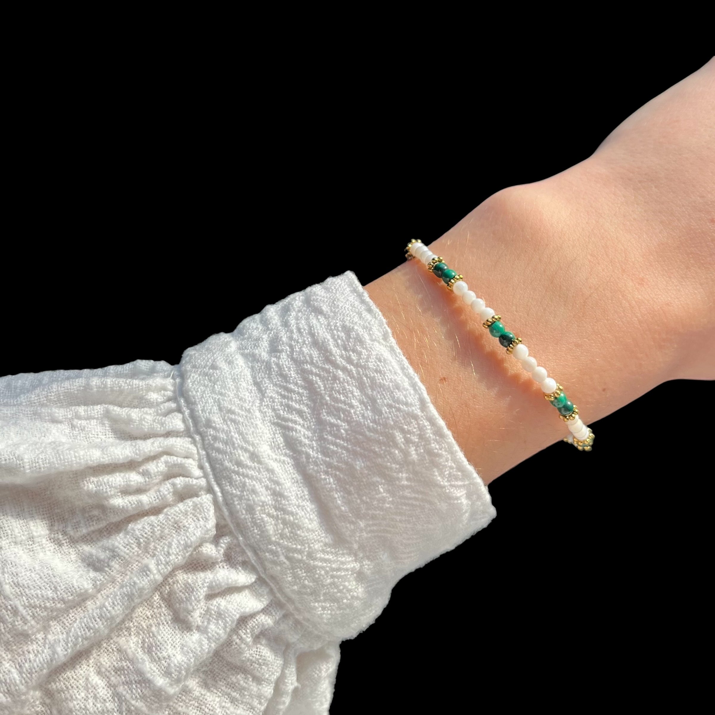 Bracelet Anaëlle - Malachite