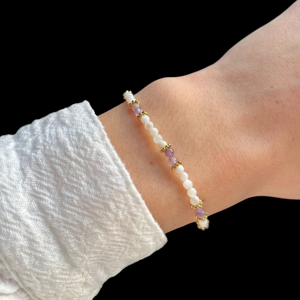 Bracelet Anaëlle - Améthyste