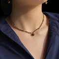 Collier Marie - Œil de Tigre