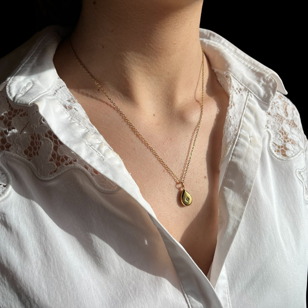 Collier Maryse - Nacre & Zircon