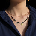 Collier Stesia - Onyx noir