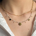 Collier Stesia - Cristal de Roche